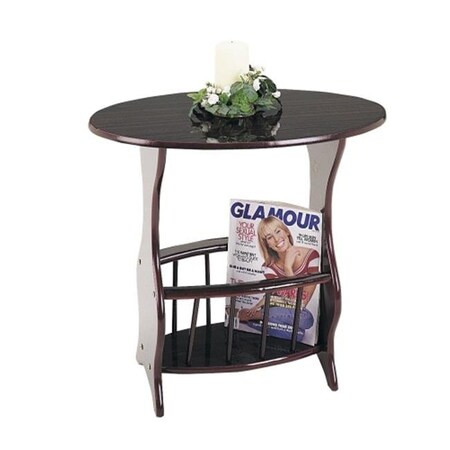 Ore International Ore International JW-110A Magazine Table - Cherry JW-110A